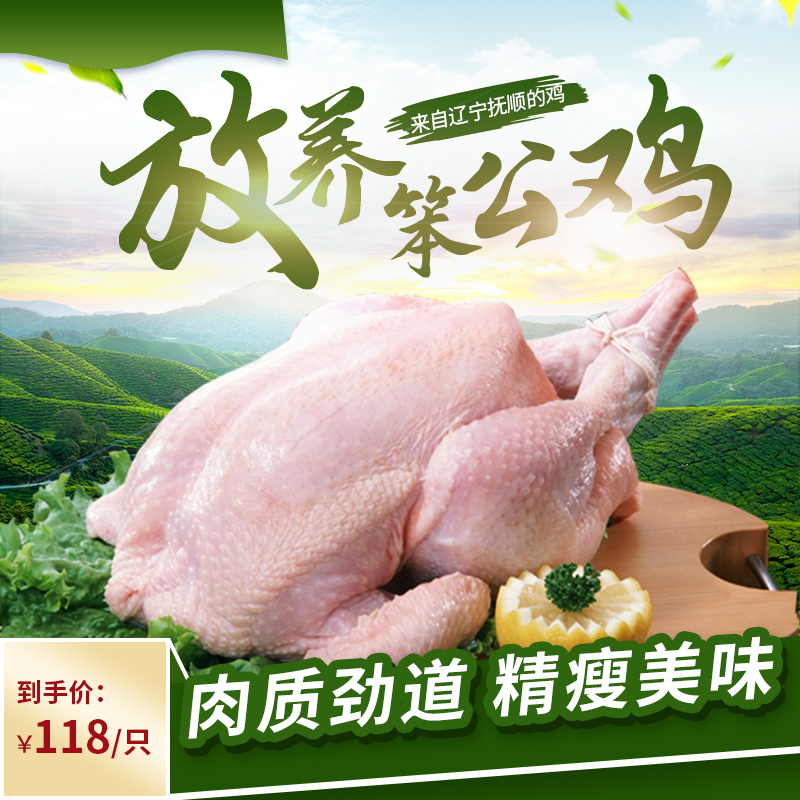 農(nóng)家笨雞 約5斤重